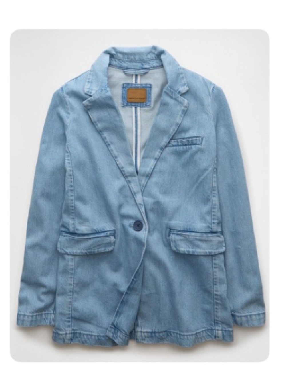 American eagle jean blazer